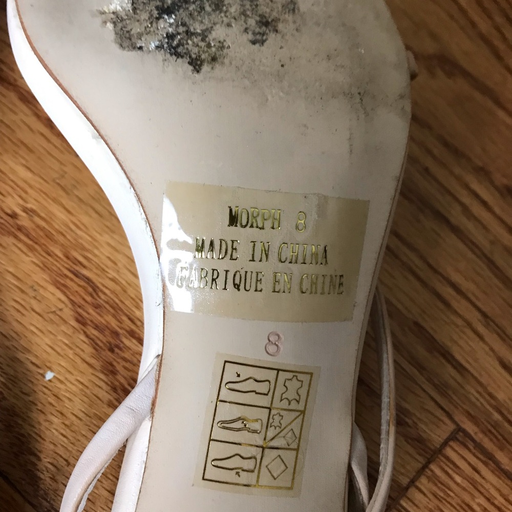 Jeffrey Campbell Off White Morph Slingback Sandals - Picture 7 of 7